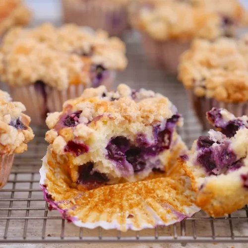 Muffins de arandanos receta casera