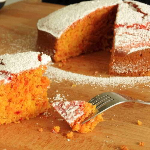 receta bizcocho de zanahoria